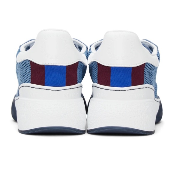 Stella McCartney Blue Denim Loop Sneakers - Picture 5 of 13